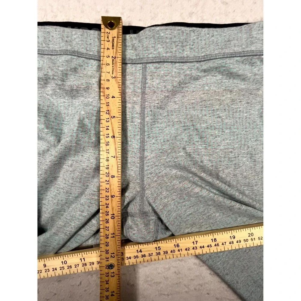 Under Armour ColdGear Leggings Women XL Heather Gray Fitted Fit Mid Rise Running